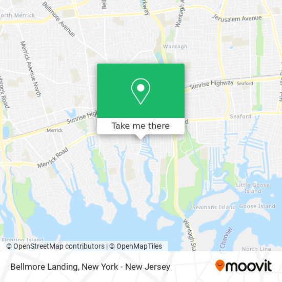 Mapa de Bellmore Landing