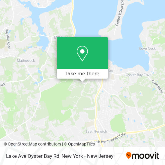 Mapa de Lake Ave Oyster Bay Rd