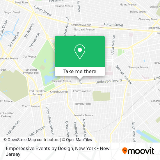 Emperessive Events by Design map