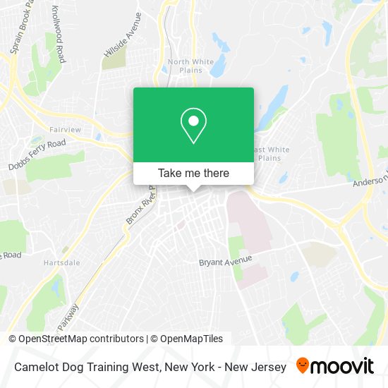 Camelot Dog Training West map