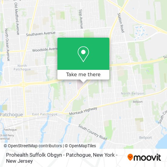 Mapa de Prohealth Suffolk Obgyn - Patchogue