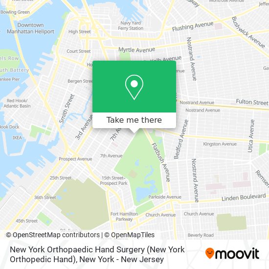 New York Orthopaedic Hand Surgery (New York Orthopedic Hand) map