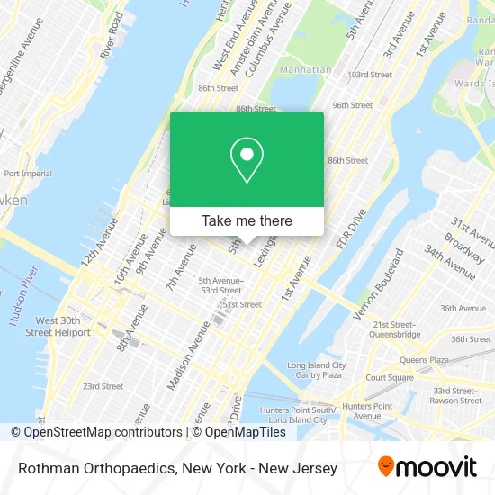 Mapa de Rothman Orthopaedics