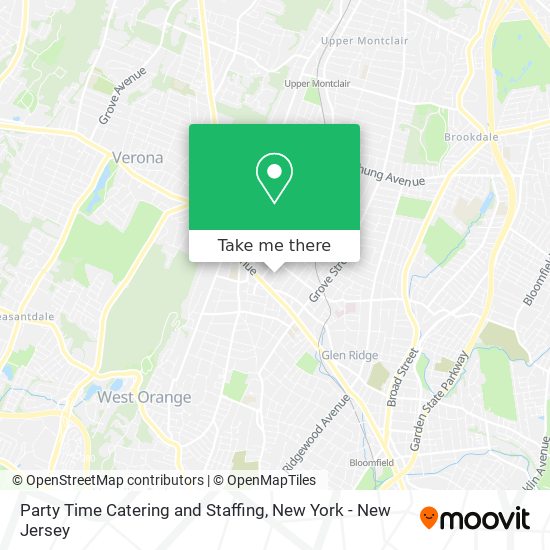 Party Time Catering and Staffing map