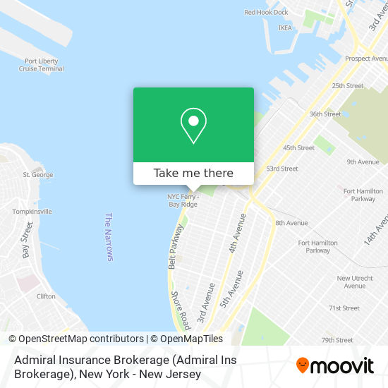 Mapa de Admiral Insurance Brokerage (Admiral Ins Brokerage)