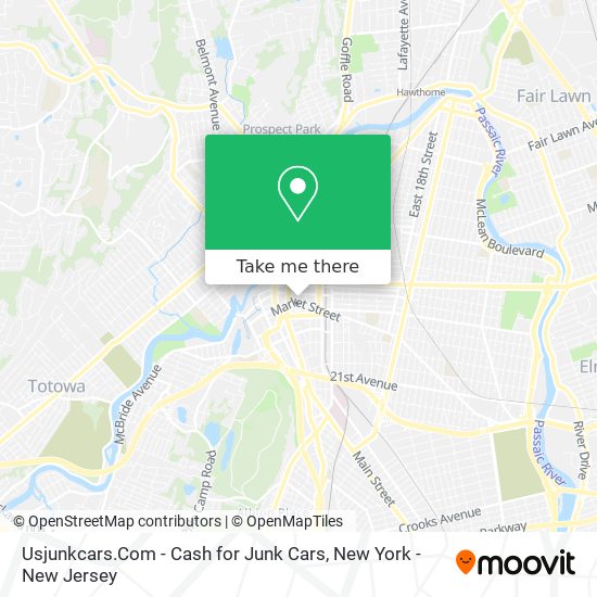 Mapa de Usjunkcars.Com - Cash for Junk Cars