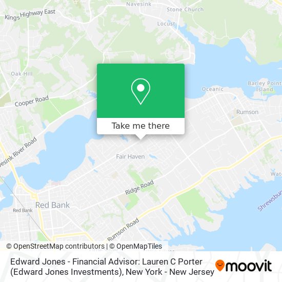 Mapa de Edward Jones - Financial Advisor: Lauren C Porter (Edward Jones Investments)