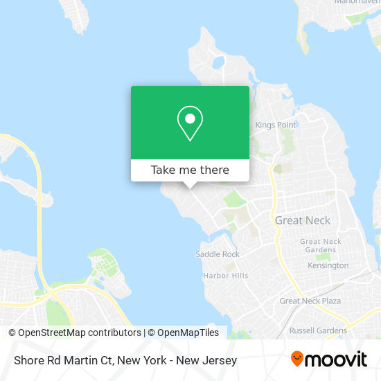 Mapa de Shore Rd Martin Ct