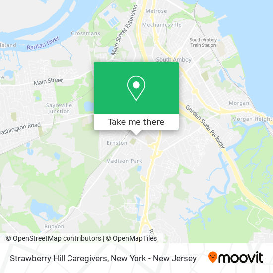 Strawberry Hill Caregivers map