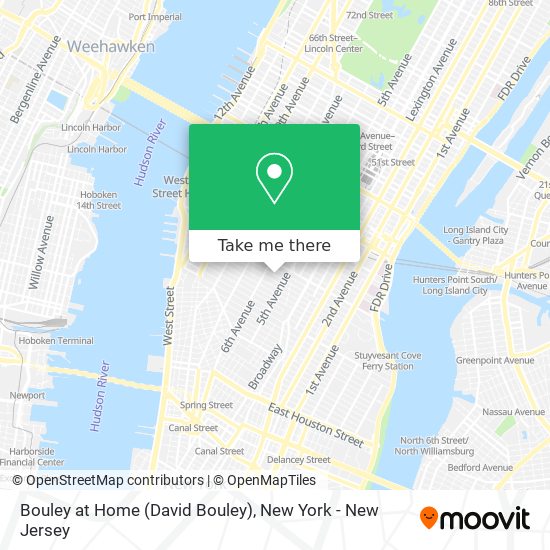 Mapa de Bouley at Home (David Bouley)