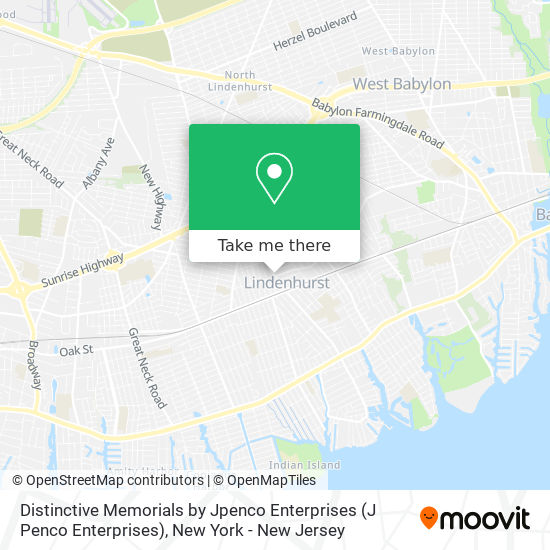 Distinctive Memorials by Jpenco Enterprises (J Penco Enterprises) map