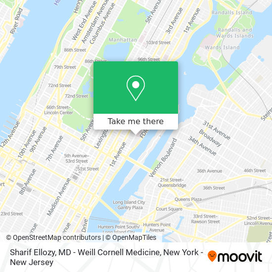 Mapa de Sharif Ellozy, MD - Weill Cornell Medicine