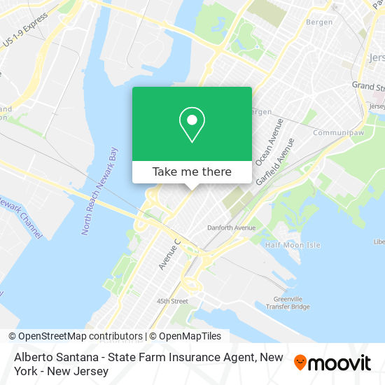 Alberto Santana - State Farm Insurance Agent map