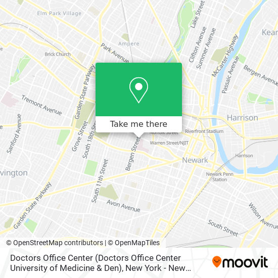 Doctors Office Center (Doctors Office Center University of Medicine & Den) map