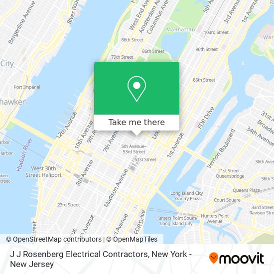 Mapa de J J Rosenberg Electrical Contractors