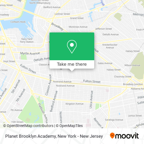 Mapa de Planet Brooklyn Academy