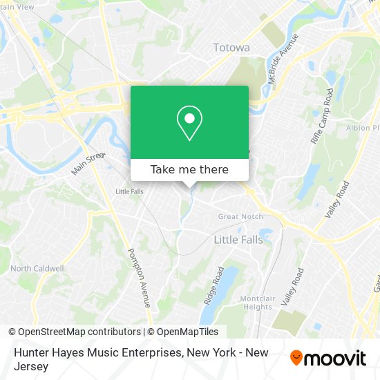 Hunter Hayes Music Enterprises map