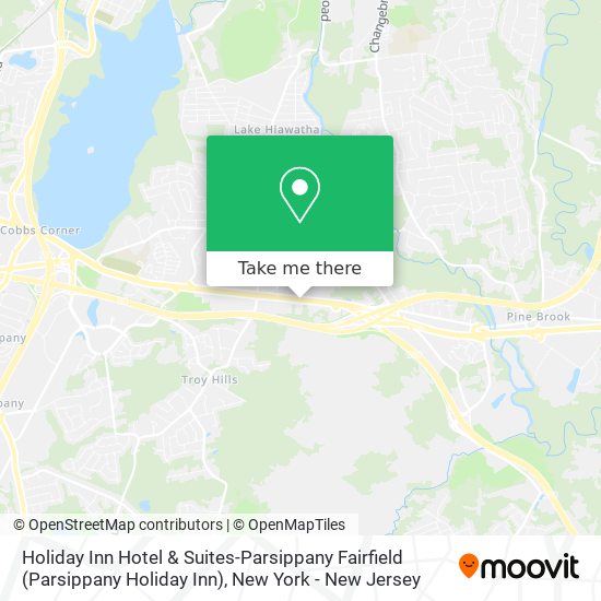 Holiday Inn Hotel & Suites-Parsippany Fairfield (Parsippany Holiday Inn) map