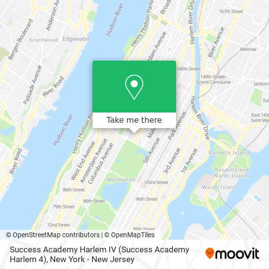 Success Academy Harlem IV map