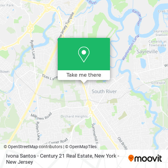 Ivona Santos - Century 21 Real Estate map