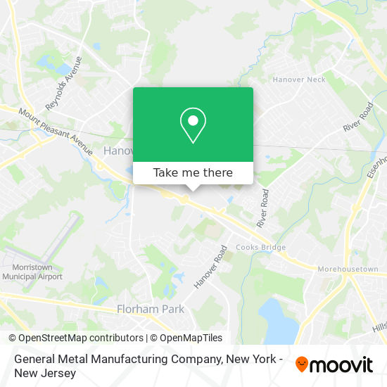 Mapa de General Metal Manufacturing Company