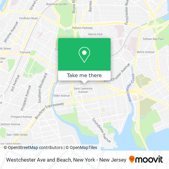 Mapa de Westchester Ave and Beach