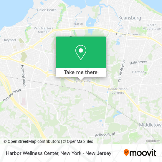 Harbor Wellness Center map
