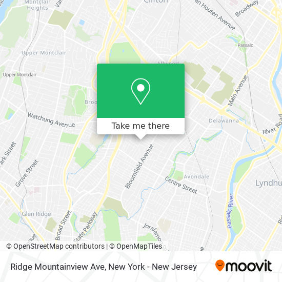 Mapa de Ridge Mountainview Ave