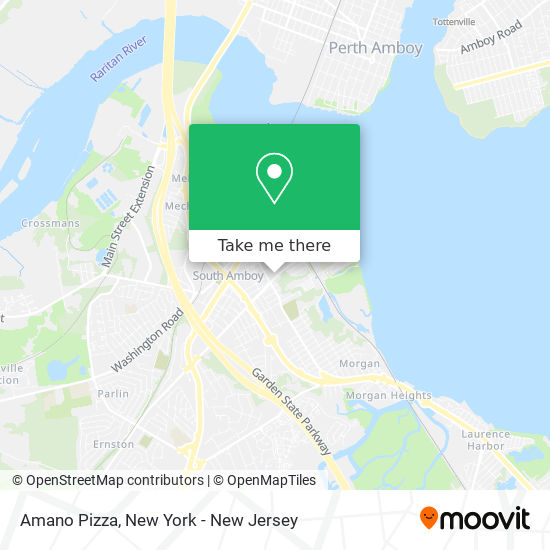 Amano Pizza map
