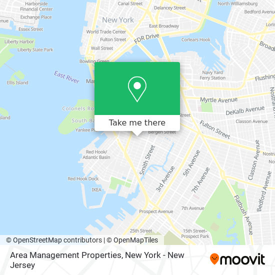 Mapa de Area Management Properties