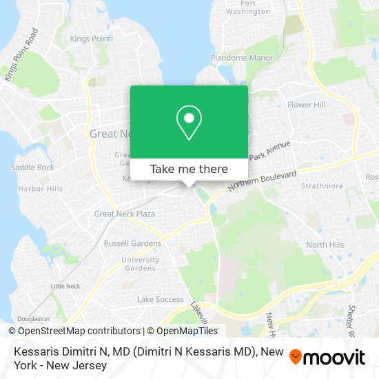 Mapa de Kessaris Dimitri N, MD