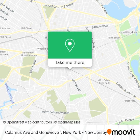 Mapa de Calamus Ave and Genevieve "