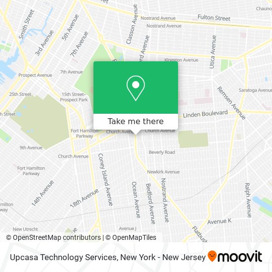 Upcasa Technology Services map