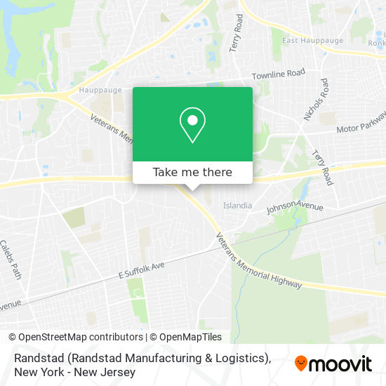 Mapa de Randstad (Randstad Manufacturing & Logistics)