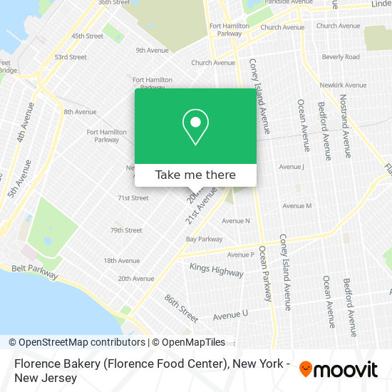 Mapa de Florence Bakery (Florence Food Center)