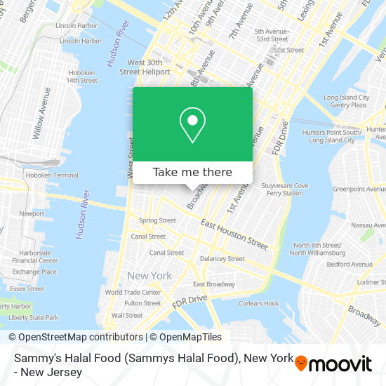 Mapa de Sammy's Halal Food (Sammys Halal Food)