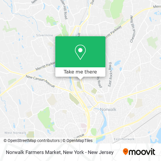 Norwalk Farmers Market map