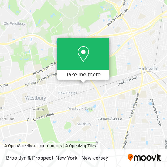 Brooklyn & Prospect map