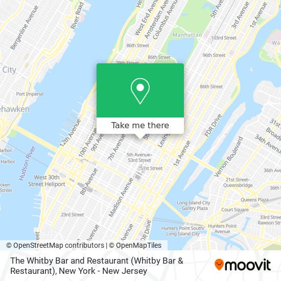 Mapa de The Whitby Bar and Restaurant (Whitby Bar & Restaurant)