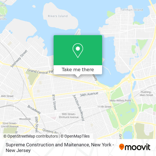Supreme Construction and Maitenance map