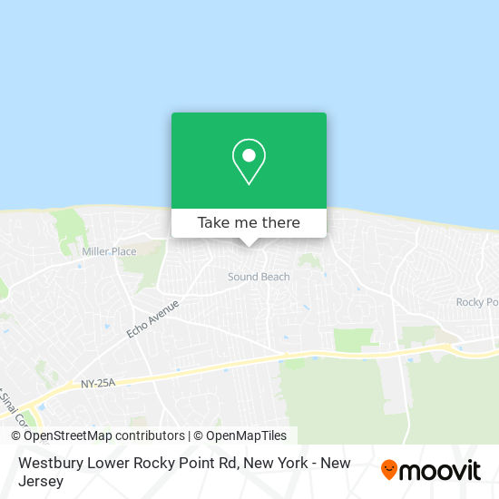 Westbury Lower Rocky Point Rd map
