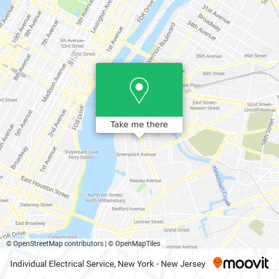 Mapa de Individual Electrical Service
