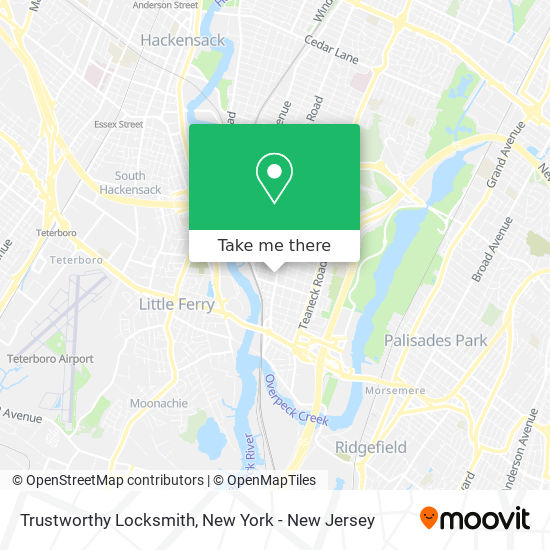 Trustworthy Locksmith map