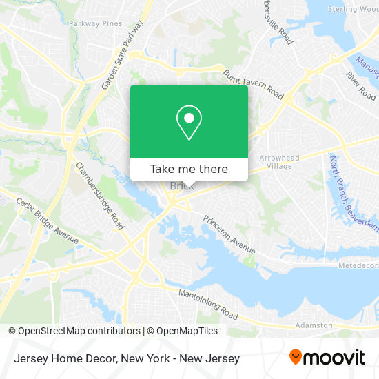Jersey Home Decor map