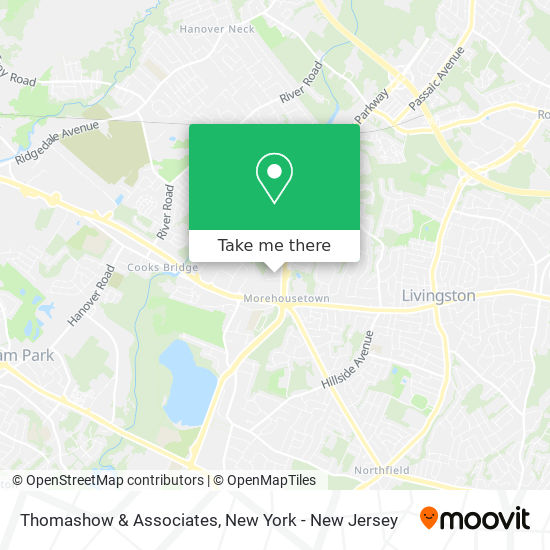 Thomashow & Associates map