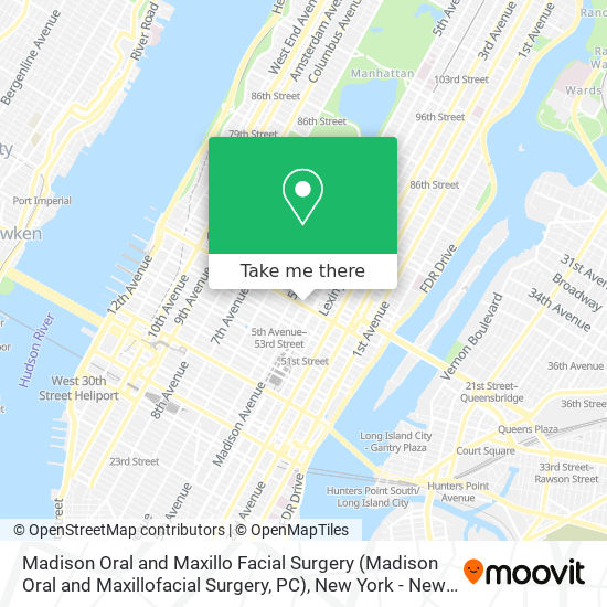 Mapa de Madison Oral and Maxillo Facial Surgery (Madison Oral and Maxillofacial Surgery, PC)