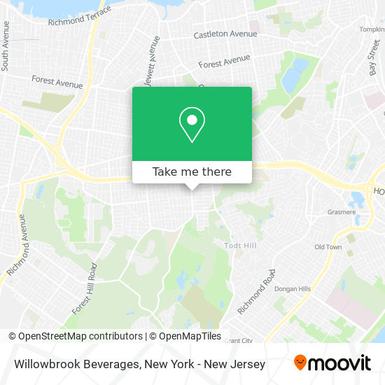 Willowbrook Beverages map