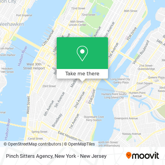 Mapa de Pinch Sitters Agency