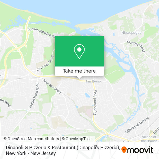 Mapa de Dinapoli G Pizzeria & Restaurant (Dinapoli's Pizzeria)