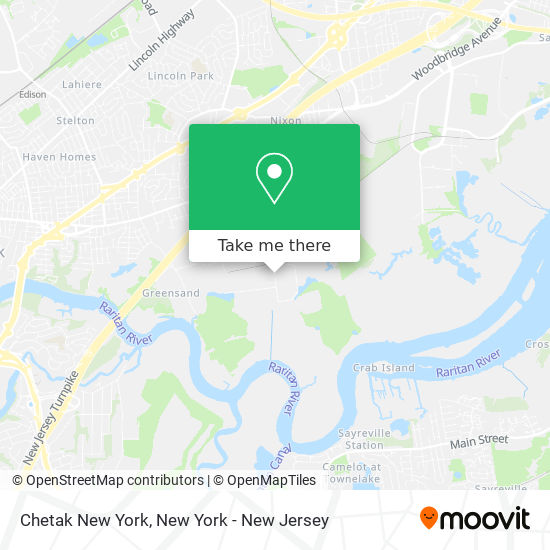 Mapa de Chetak New York